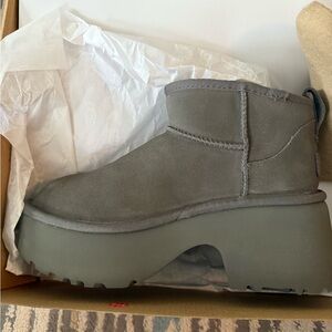 UGG Gray Ankle Boots